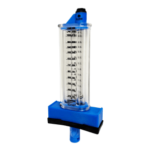 3" Copper Pool Flowmeter — the Top Mount option from the opposite side