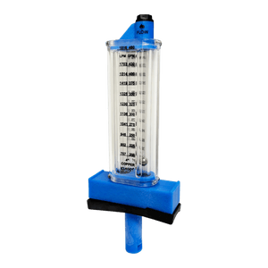 4" Copper Pool Flowmeter — the Top Mount option from the opposite side