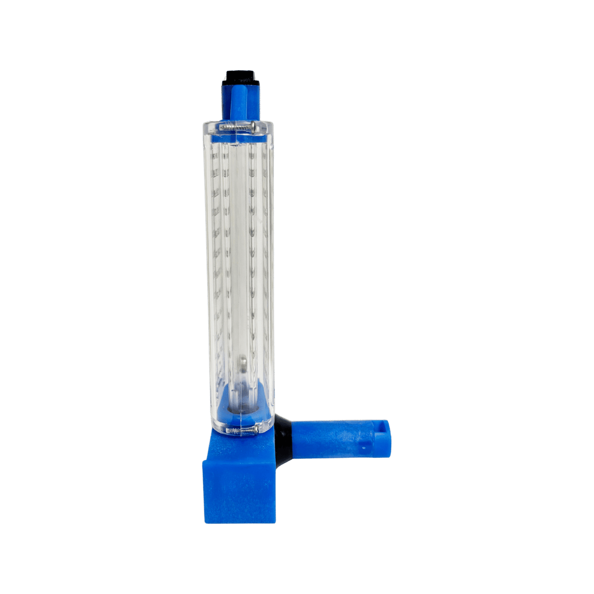 4" Copper Pool Flowmeter — the Vertical Mount option, detail view