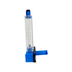 4" PVC Pool Flowmeter — close-up of the graduated scale