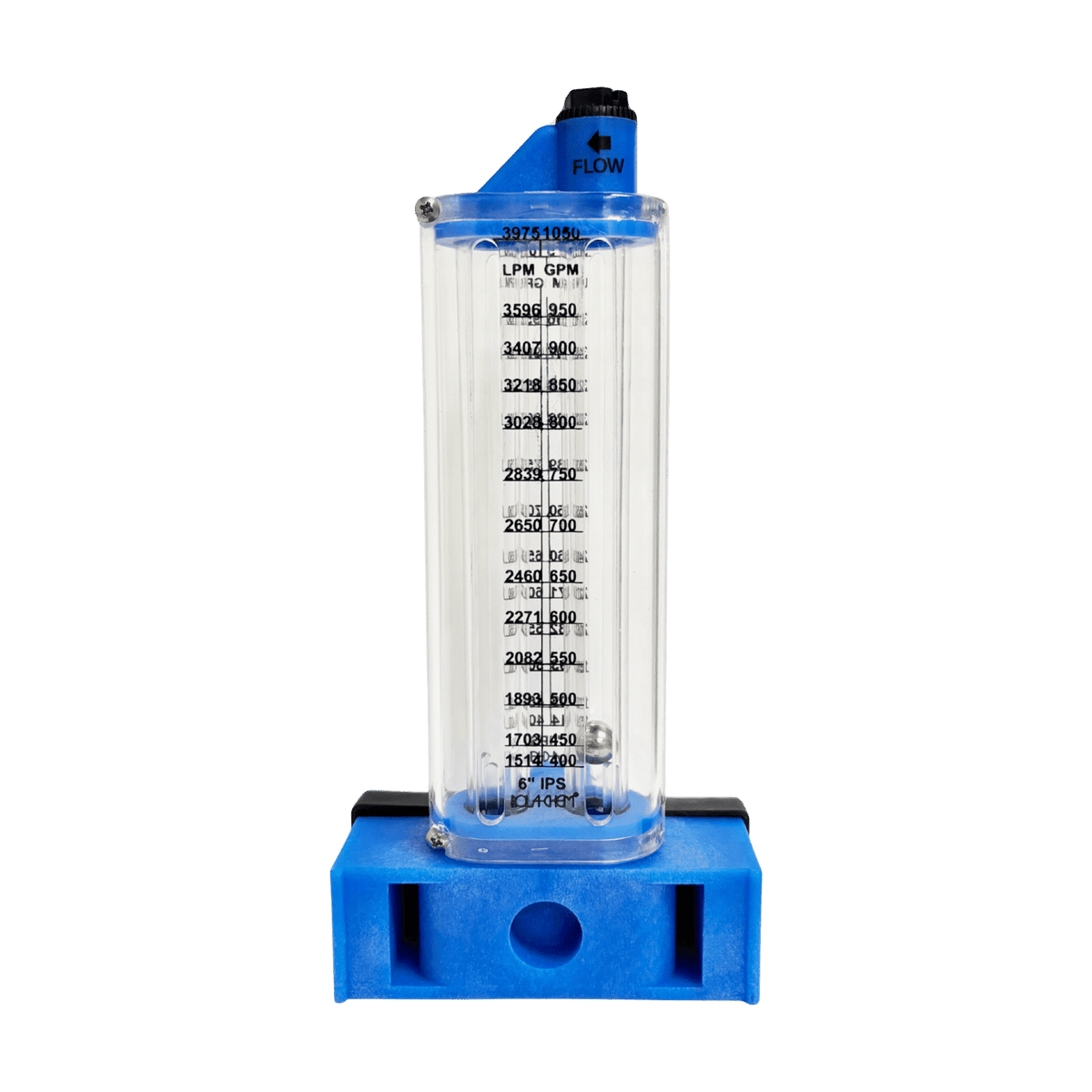 Rola-Chem 6" PVC Pool Flowmeter