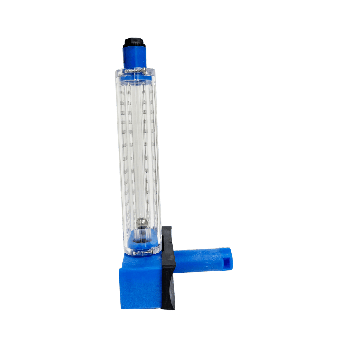6" PVC Pool Flowmeter — close-up of the graduated scale