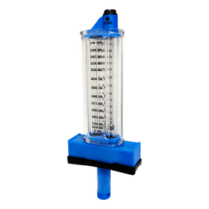 6" PVC Pool Flowmeter — the Top Mount option from the opposite side