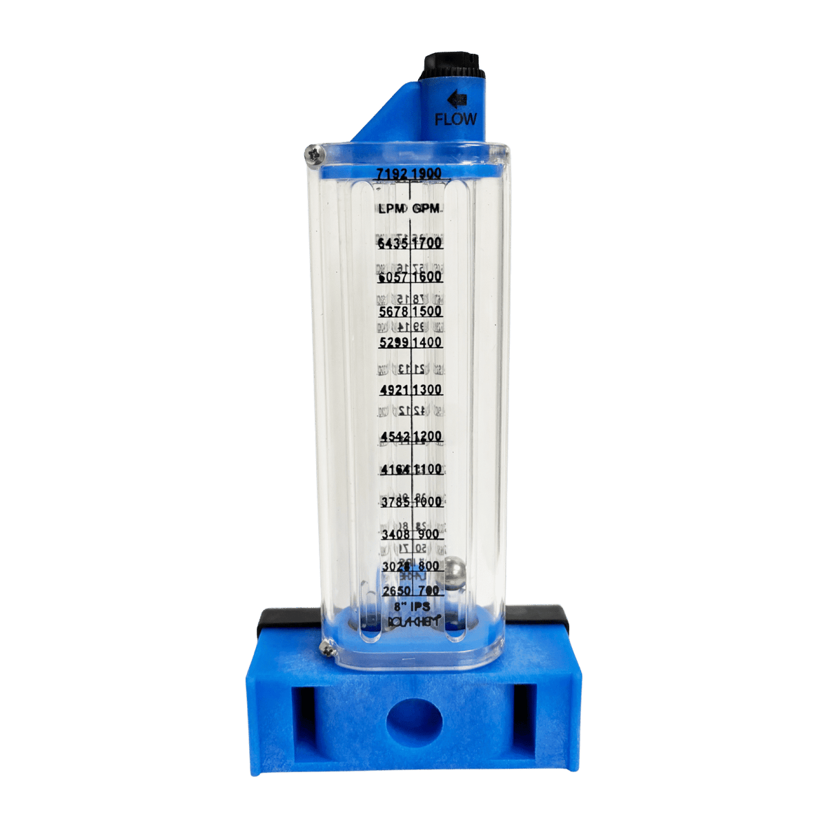 Rola-Chem 8" PVC Pool Flowmeter