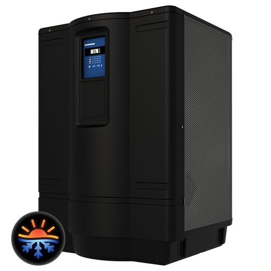Hayward HeatPro MCHX Heat Pump 140,000 BTU — Heat + Chill — front view