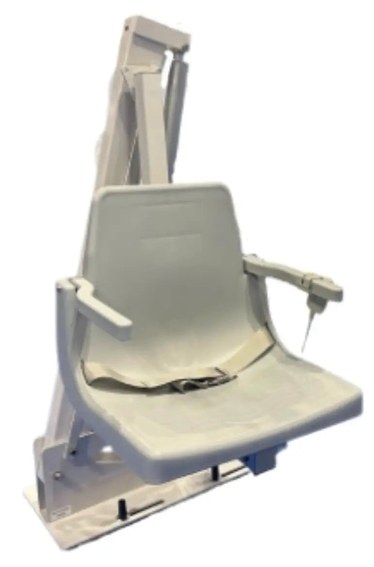 Global Pool Products Legend L-325 ADA pool lift – front three-quarter view