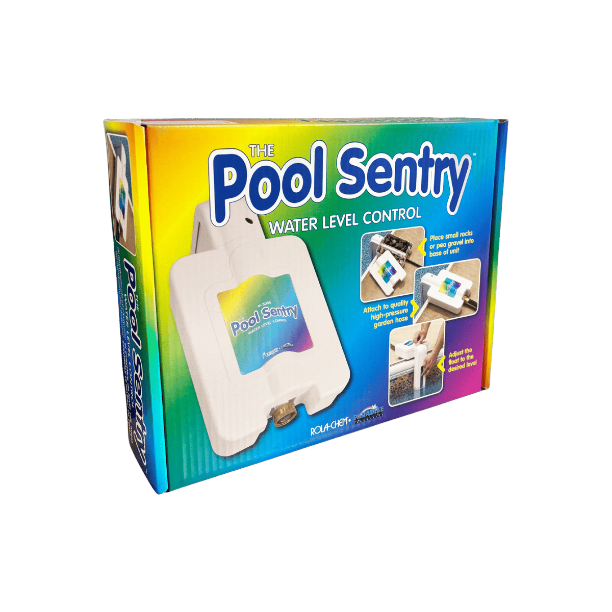 Pool Sentry M-3000 Automatic Pool Water Leveler — shown from the opposite side