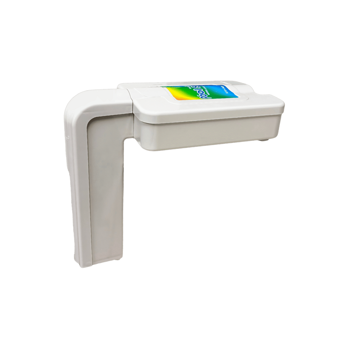 Pool Sentry M-3000 Automatic Pool Water Leveler — shown from the side with the fill tube arm extended