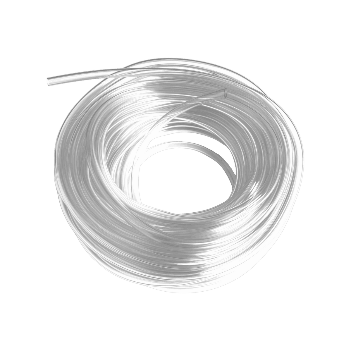 Chemical Feed Vinyl Tubing 7/16 in OD — the 100 ft Roll — Clear option