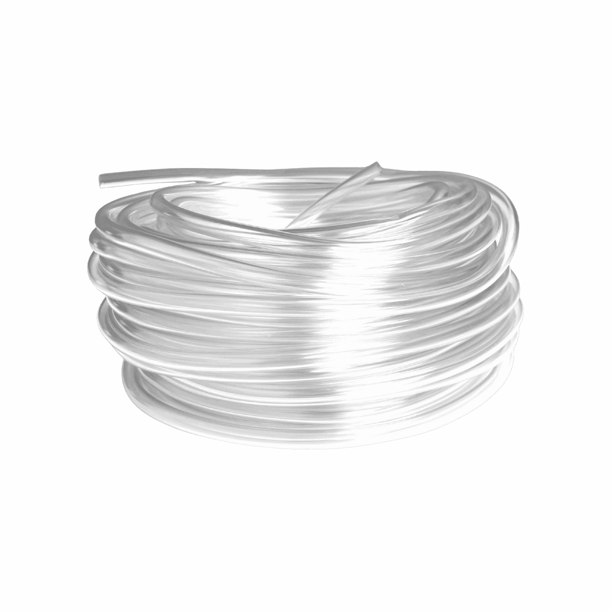 Chemical Feed Vinyl Tubing 7/16 in OD — the 100 ft Roll — Clear option from the opposite side