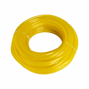 Chemical Feed Vinyl Tubing 7/16 in OD — the 100 ft Roll — Yellow (Chlorine) option