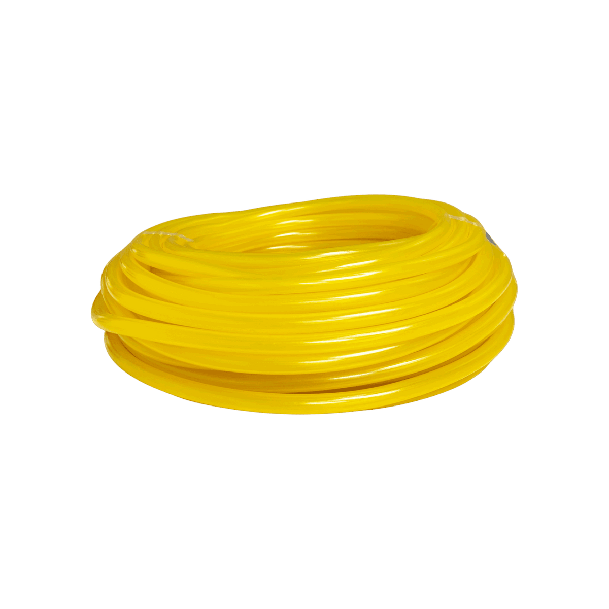 Chemical Feed Vinyl Tubing 7/16 in OD — the 100 ft Roll — Yellow (Chlorine) option, detail view