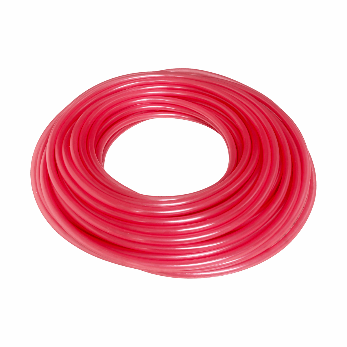 Chemical Feed Vinyl Tubing 7/16 in OD — the 100 ft Roll — Pink (Acid) option