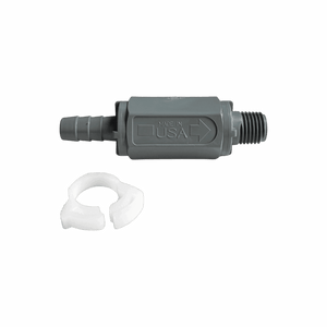 PVC Chemical Feed Check Valve — the Injection 1/4" NPT option