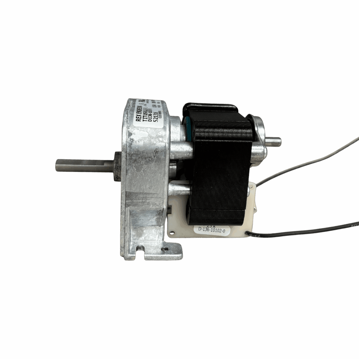 Pro Series Pump Replacement Gearmotor — the 16 RPM 120V option from the opposite side