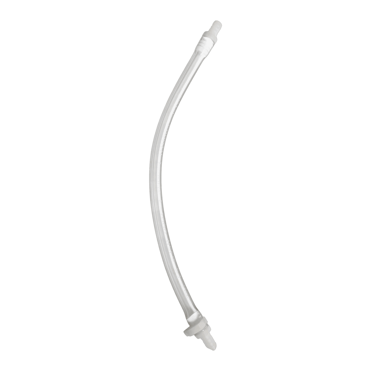 Pump Pinch Tube with Clamp and Fitting — the 13.5" Clear — Chlorine option from the opposite side
