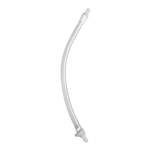 Pump Pinch Tube with Clamp and Fitting — the 13.5" Clear — Chlorine option from the opposite side