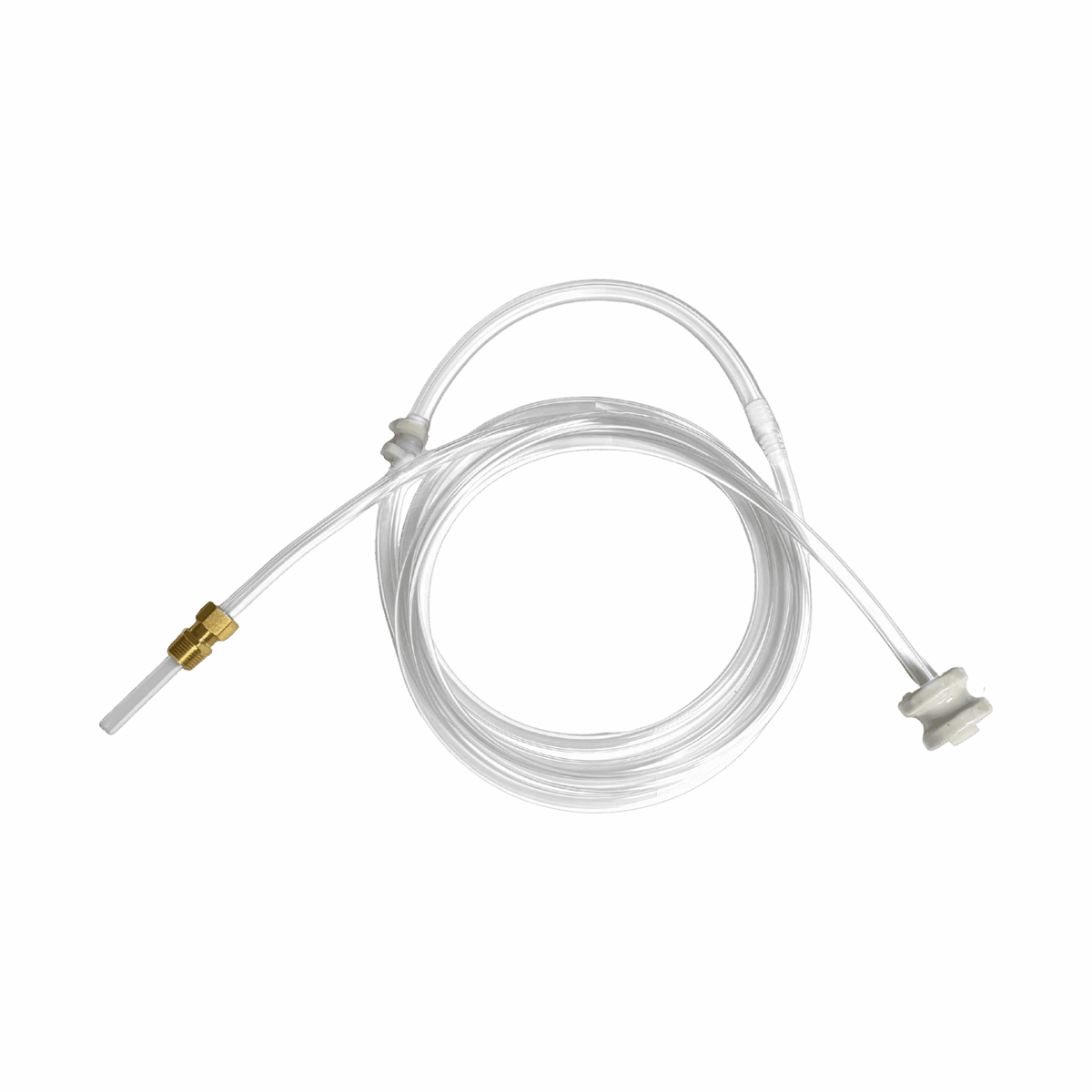 Peristaltic Pump Hose Assembly — the 13.5" Clear Tygon + Vinyl option