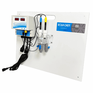 RC554XP Ready-to-Mount pH/ORP Chemical Dosing System — shown from the opposite side
