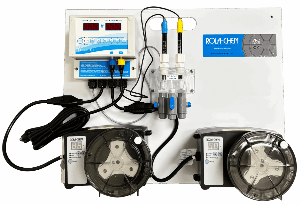 RC554XP Ready-to-Mount pH/ORP Chemical Dosing System — the 2 x 38 GPD Standard Probes option