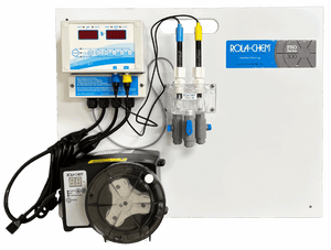 RC554XP Ready-to-Mount pH/ORP Chemical Dosing System — the 1 x 12 GPD Gold Tip Probes option