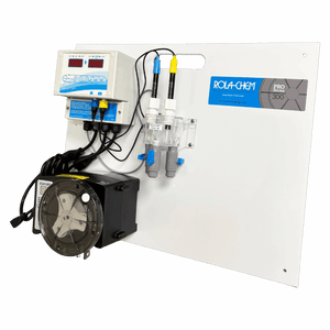 RC554XP Ready-to-Mount pH/ORP Chemical Dosing System — the 1 x 12 GPD Gold Tip Probes option from the opposite side