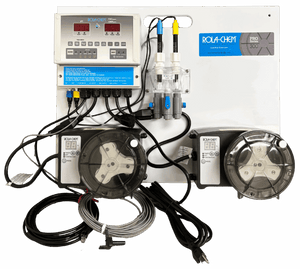 RC555XXP Ready-to-Mount pH/Dual ORP/FAC PPM Dosing System — the 2 x 38 GPD Standard Probes option