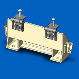 Duraflex SS550 short stand anchor fitting with hinges — SSWR version