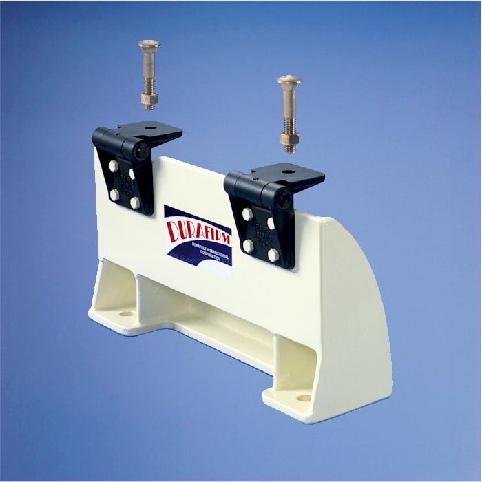 Duraflex SS554 short stand anchor fitting with hinges — SSNR version