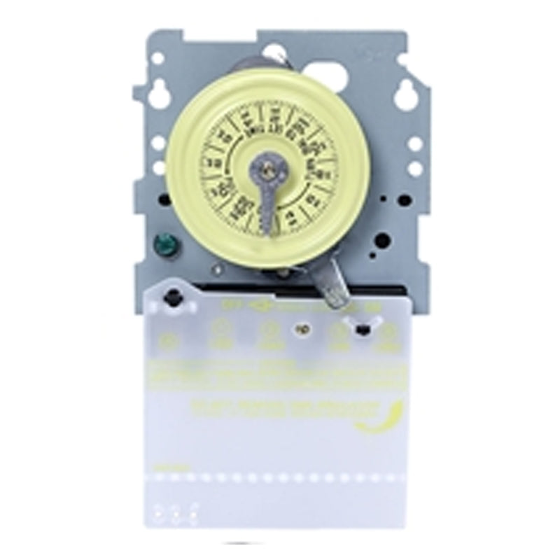 Intermatic T104M 24-hour time switch mechanism, front view