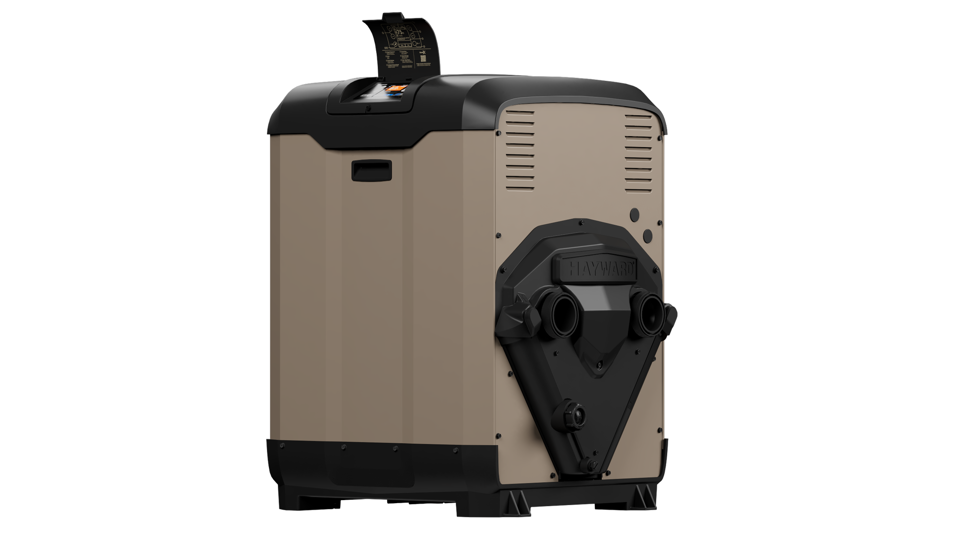Hayward Universal HC Series 275,000 BTU Dual Fuel Heater w/ OmniX — front view