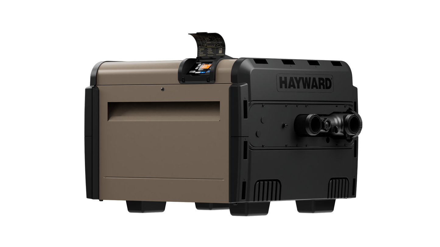 Hayward Universal H-Series 400,000 BTU Natural Gas Heater w/ OmniX — front view