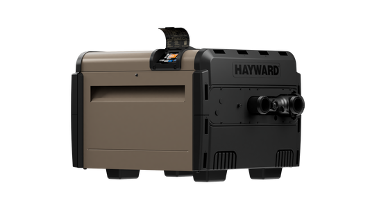 Hayward Universal H-Series 400,000 BTU Natural Gas Heater w/ OmniX — front view