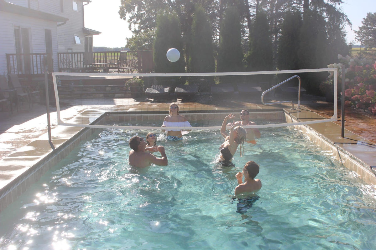 Global Pool Products pool volleyball posts and net