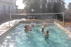 Global Pool Products pool volleyball posts and net