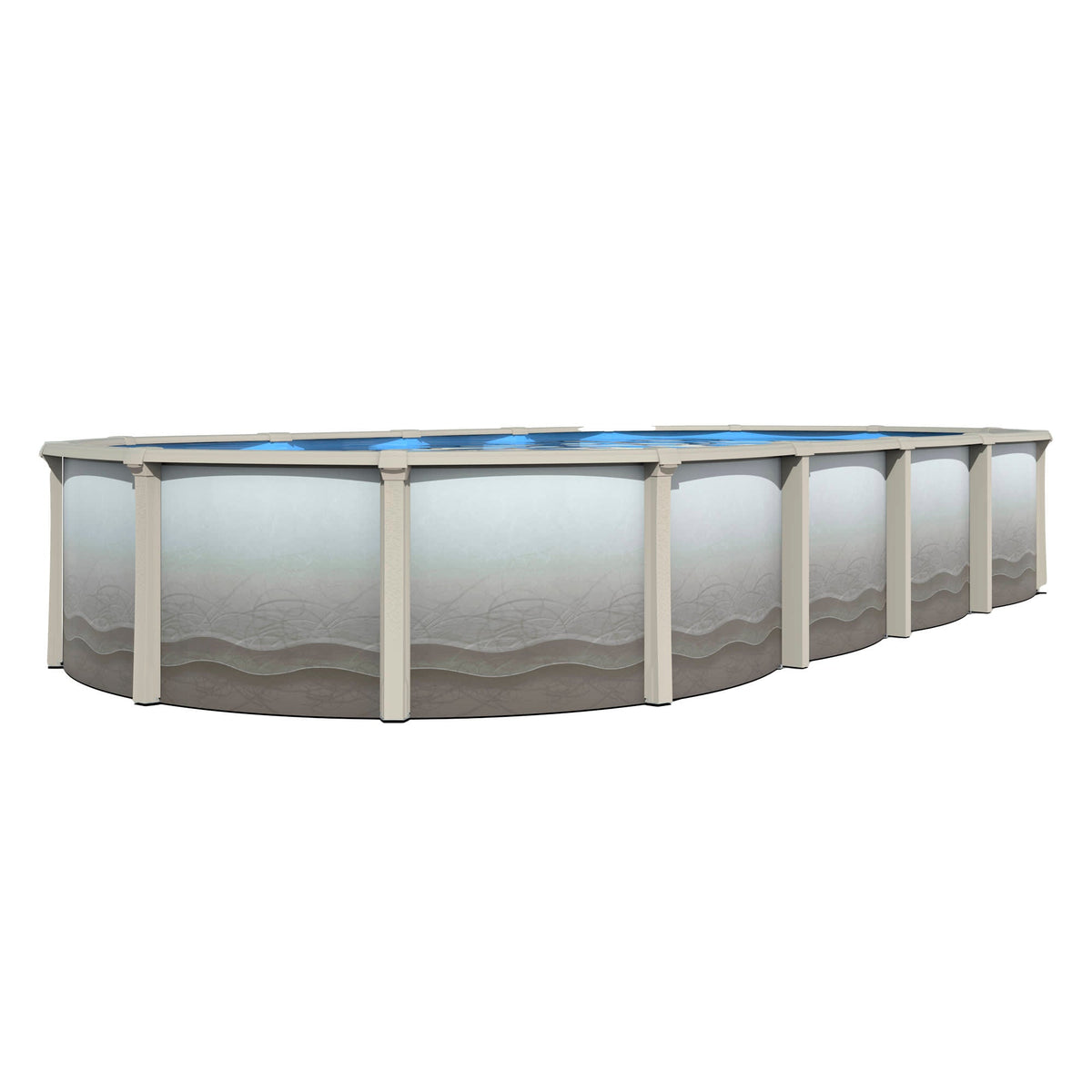 Blue Wave Trinity Round Pool ONLY Above Ground Pool