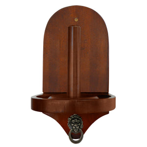 Hathaway Premier Wall-Mounted Cone Chalk Holder Game Room Table — Walnut