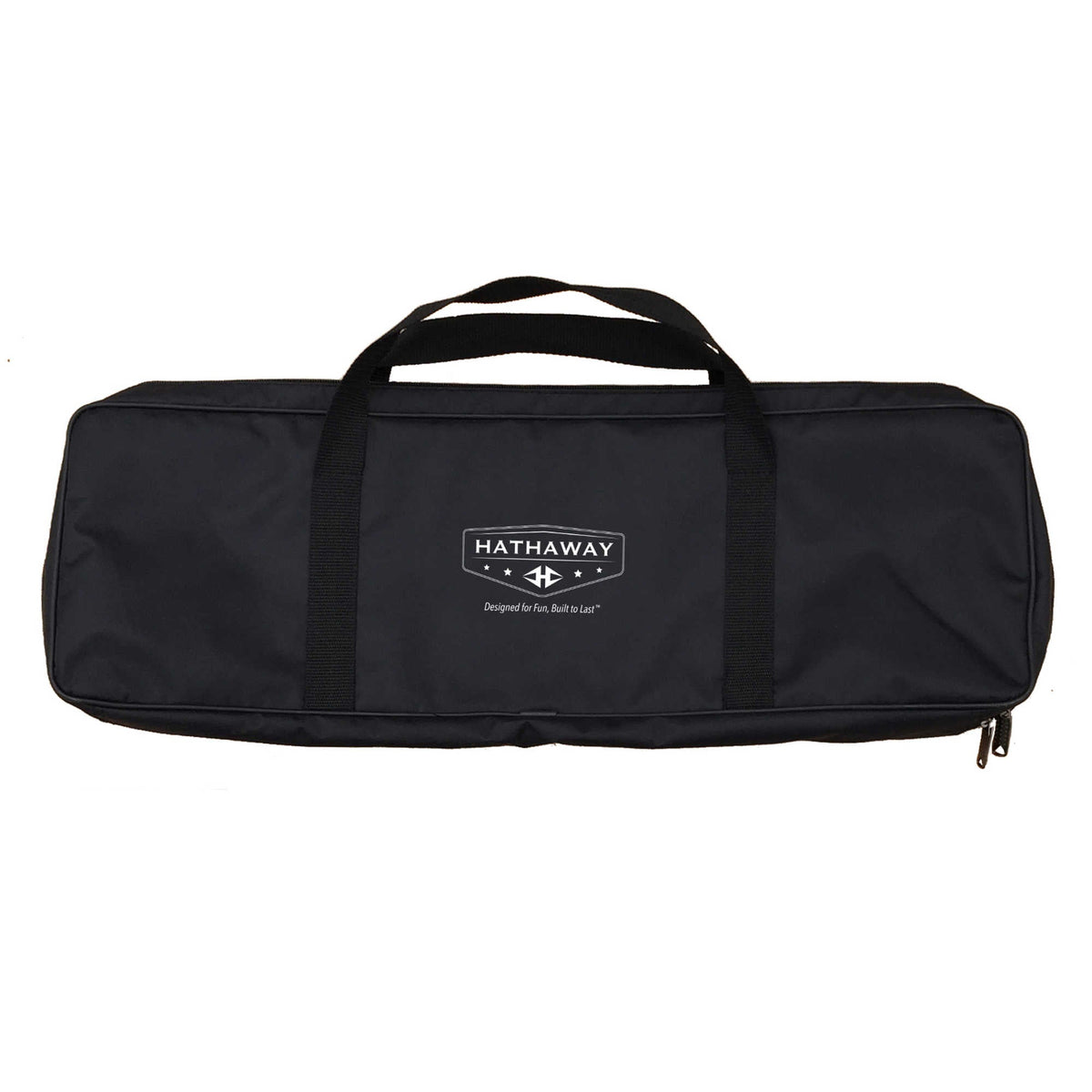 Hathaway Heavy Duty Horseshoes Set - nylon carry bag closed, showing the twin handles
