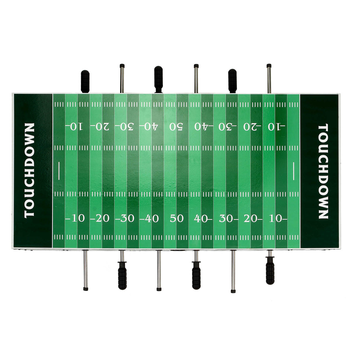 Hathaway Revolver Tabletop Multi-Game - finger football pitch from above with both goal posts