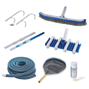 Blue Wave Deluxe In-Ground Pool Maintenance Kit Pool Cleaner & Maintenance