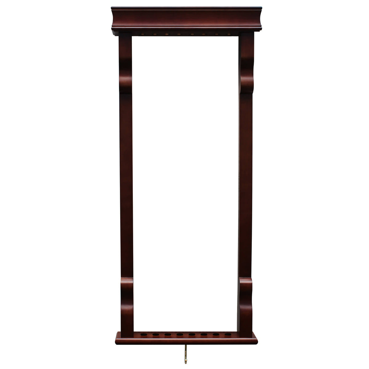 Hathaway Vintage Wall Billiard Cue Rack Game Room Table