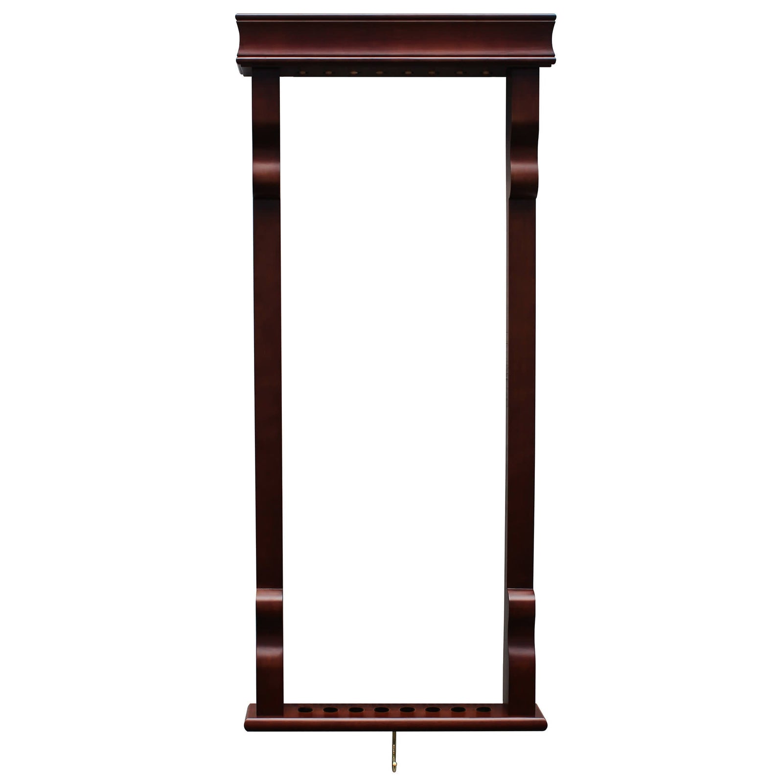 Hathaway Vintage Wall Billiard Cue Rack Game Room Table