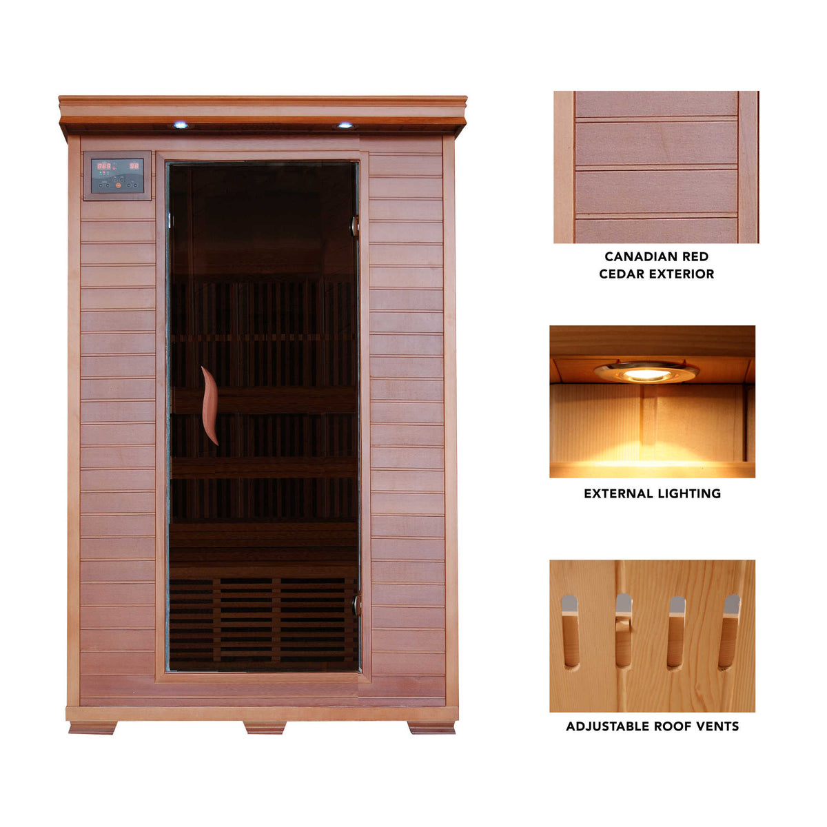 HeatWave Yukon Sauna Sauna &amp; Spa — dimension and specification diagram (1)