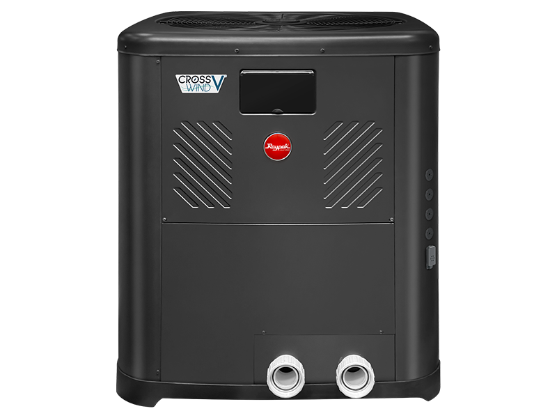Raypak Crosswind V Heat Pump — Deluxe Heat+Cool — front view