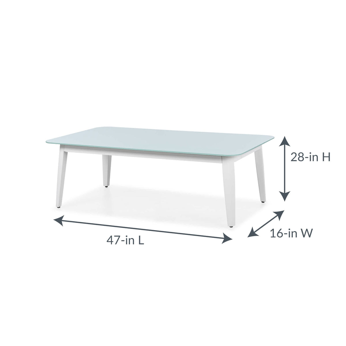 Island Retreat Newport 4-Piece Conversation Set - Gray Patio Furniture &amp; Umbrella — dimension and specification diagram (1)