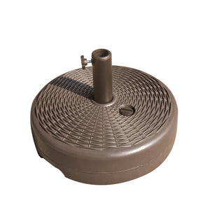 Island Umbrella 7.5ft Fillable Umbrella Base for 1.5in-1.9in Diameter Pole - Bronze Patio Furniture & Umbrella