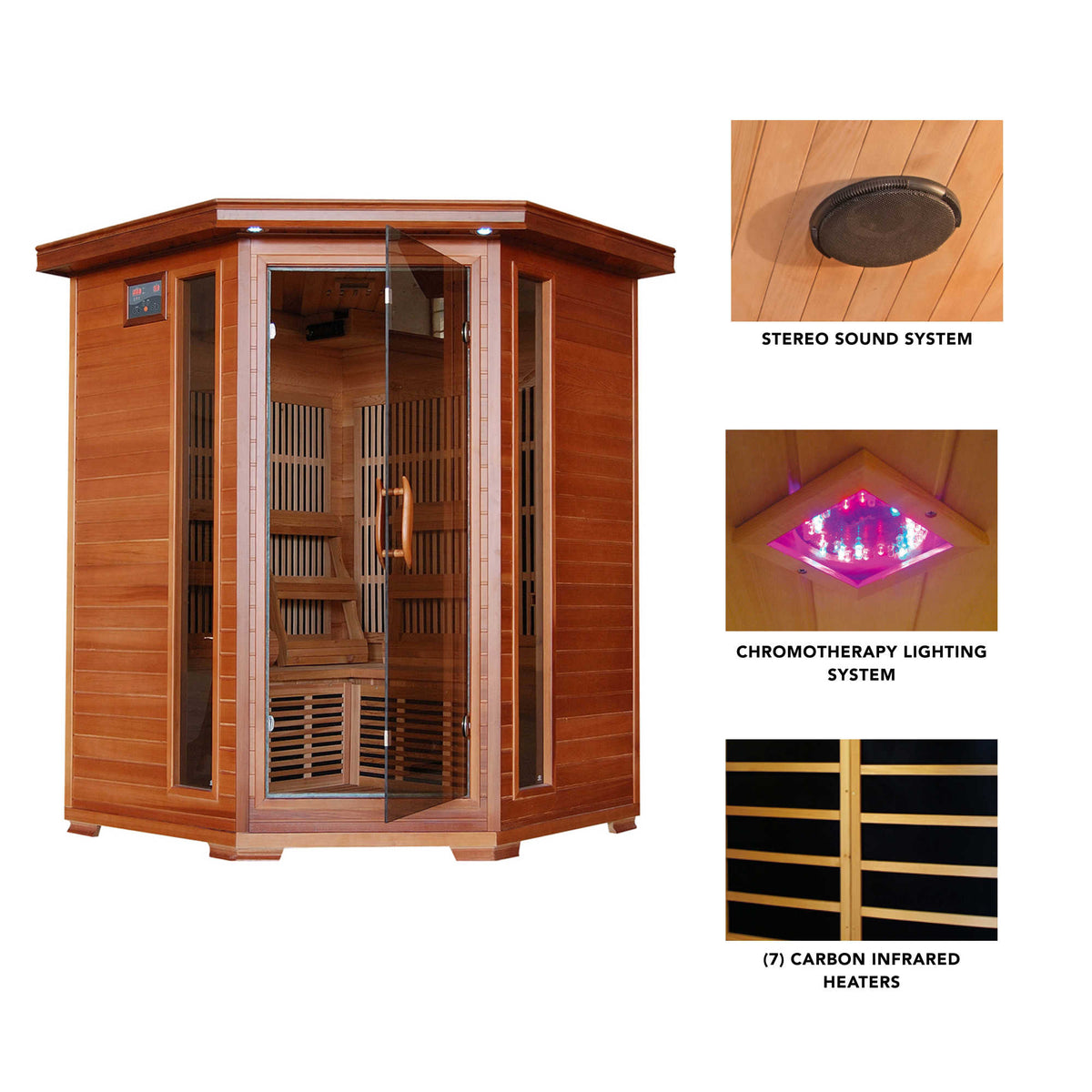 HeatWave Hudson Bay Sauna Sauna &amp; Spa — dimension and specification diagram (2)