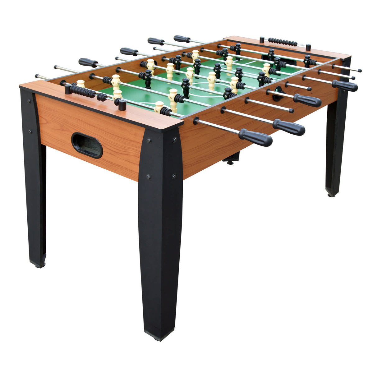 Hathaway Hurricane 54-Inch Foosball Table with Light Cherry Finish, Analog Scoring and Accessories Game Room Table