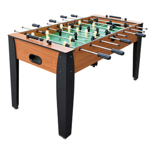 Hathaway Hurricane 54-Inch Foosball Table with Light Cherry Finish, Analog Scoring and Accessories Game Room Table