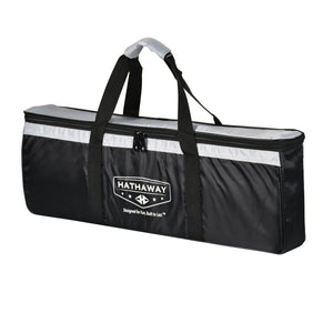 Hathaway Croquet 6-Player Set - carrying case from the front showing the zip and shoulder strap
